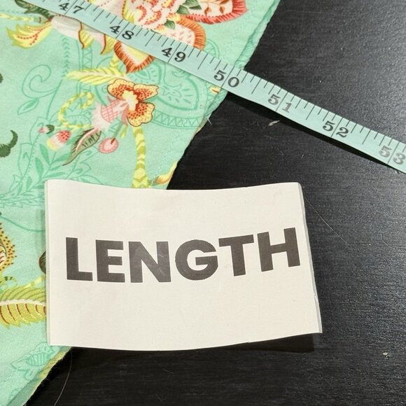 Sunday Mi Amor Womens Small Green Cottage Prairie Romantic Midi Floral Dress - Picture 9 of 9